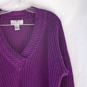1980s VINTAGE Purple RICKI brand Sweater